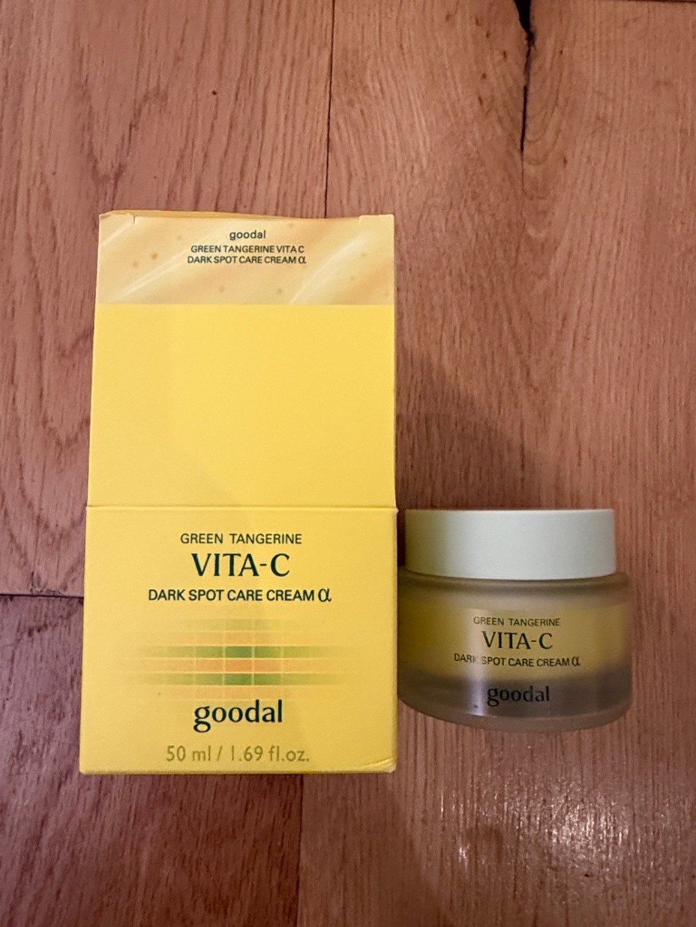 NEW goodal Green Tangerine VITA-C Dark Spot Care Cream 50 ml